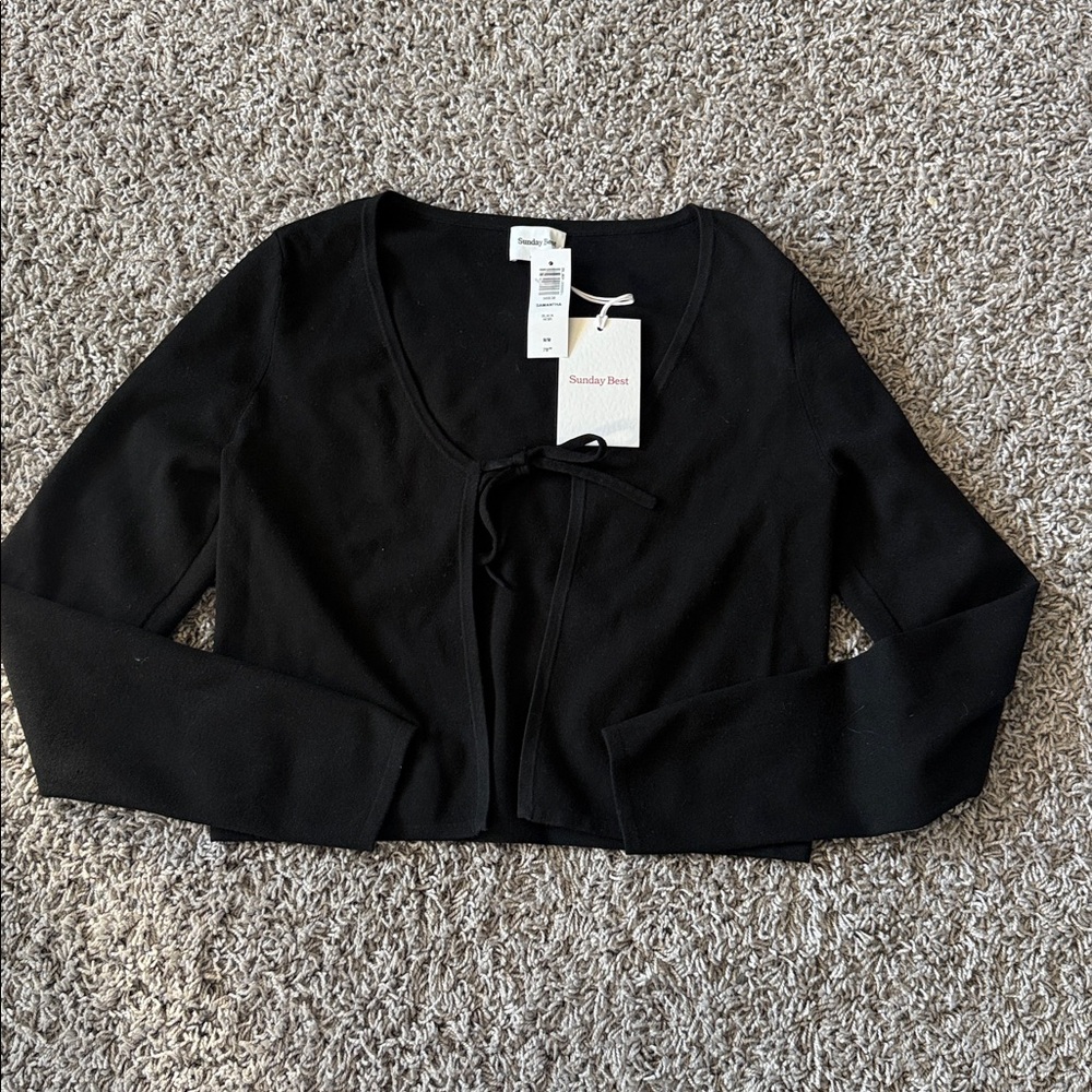 Sunday Best Elegant Black Sweater